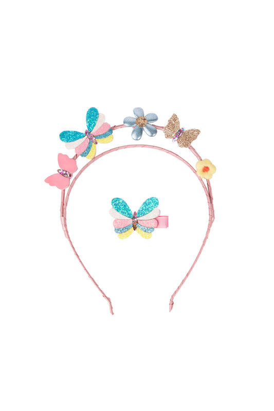 Butterflies for Days Headband & Hair Clip