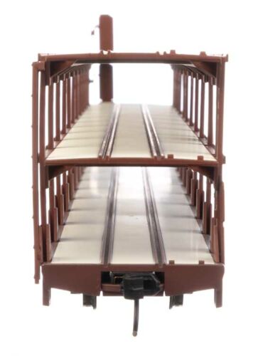 Rail Rod Open Auto Racks HO 89' Tri-Level Open Auto Rack Chicago, Burlington & Qimcy #905070 ...