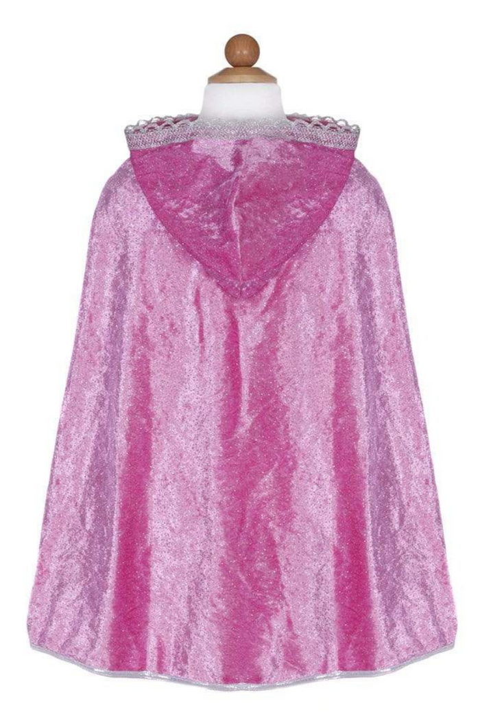 Diamond Sparkle Cape Dark Pink Size 3-4