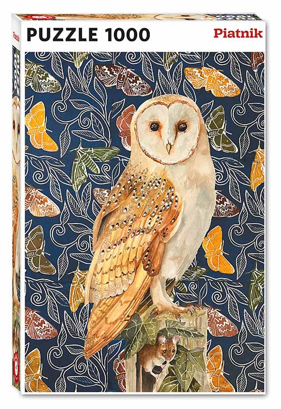 Barn Owl with Mouse 1000pc