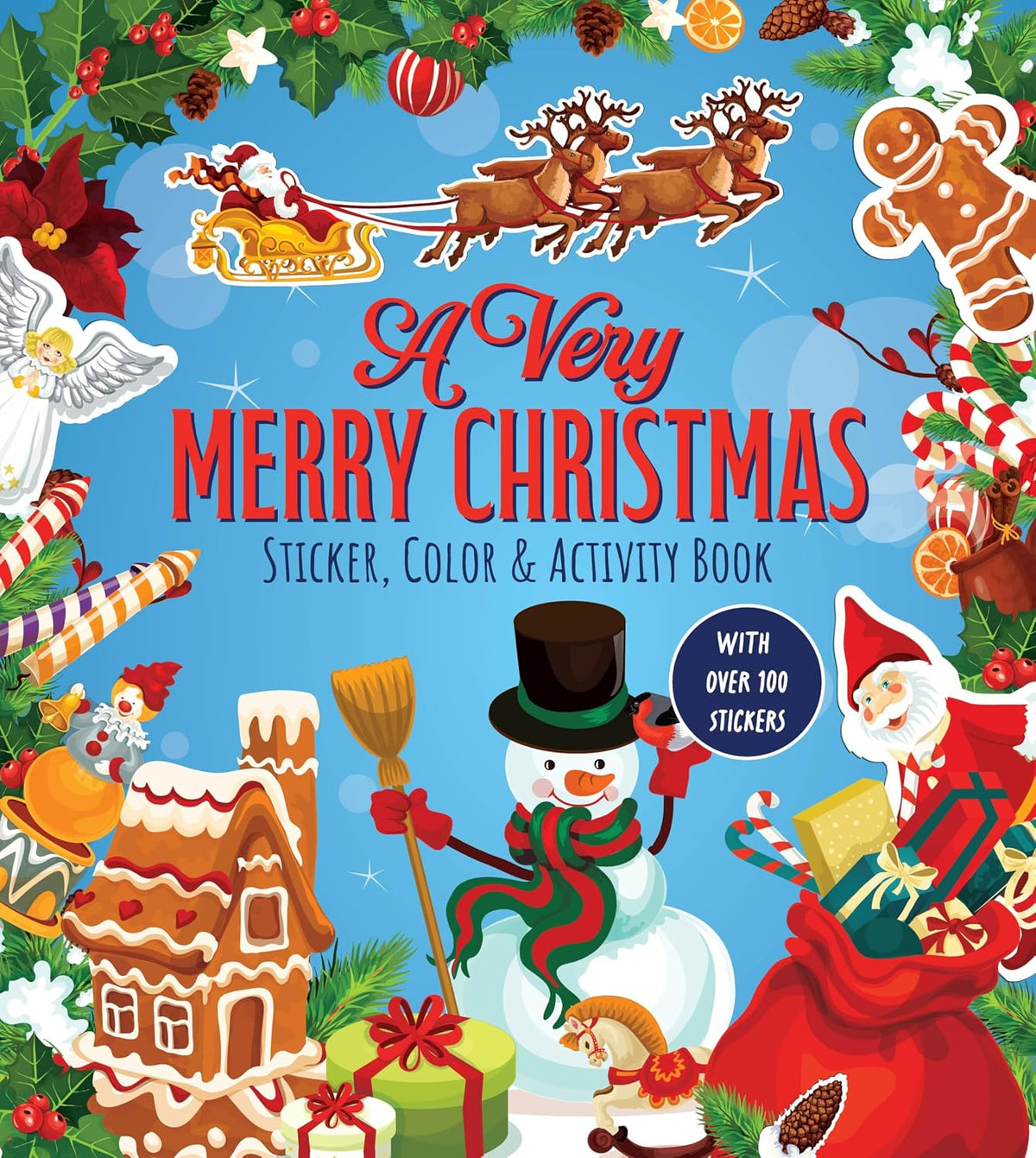 A Very Merry Christmas Sticker, Color, & Activity Book