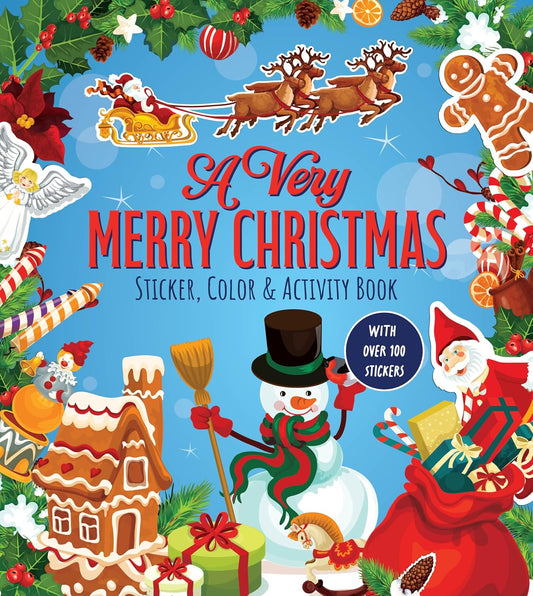 A Very Merry Christmas Sticker, Color, & Activity Book