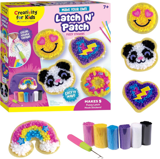Latch N' Patch Fuzzy Stickers