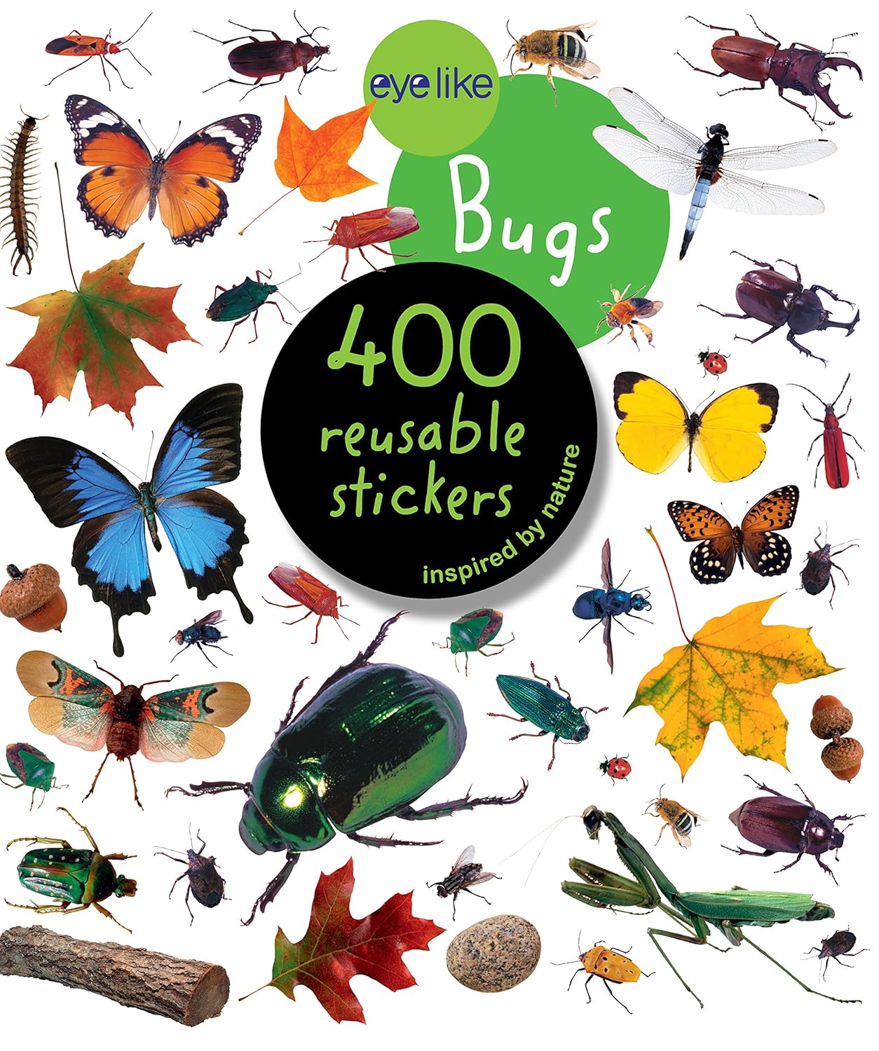 Eyelike Bugs Resuable Sticker Book