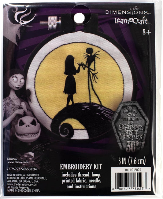 Nightmare Before Christmas Silhouette 3"