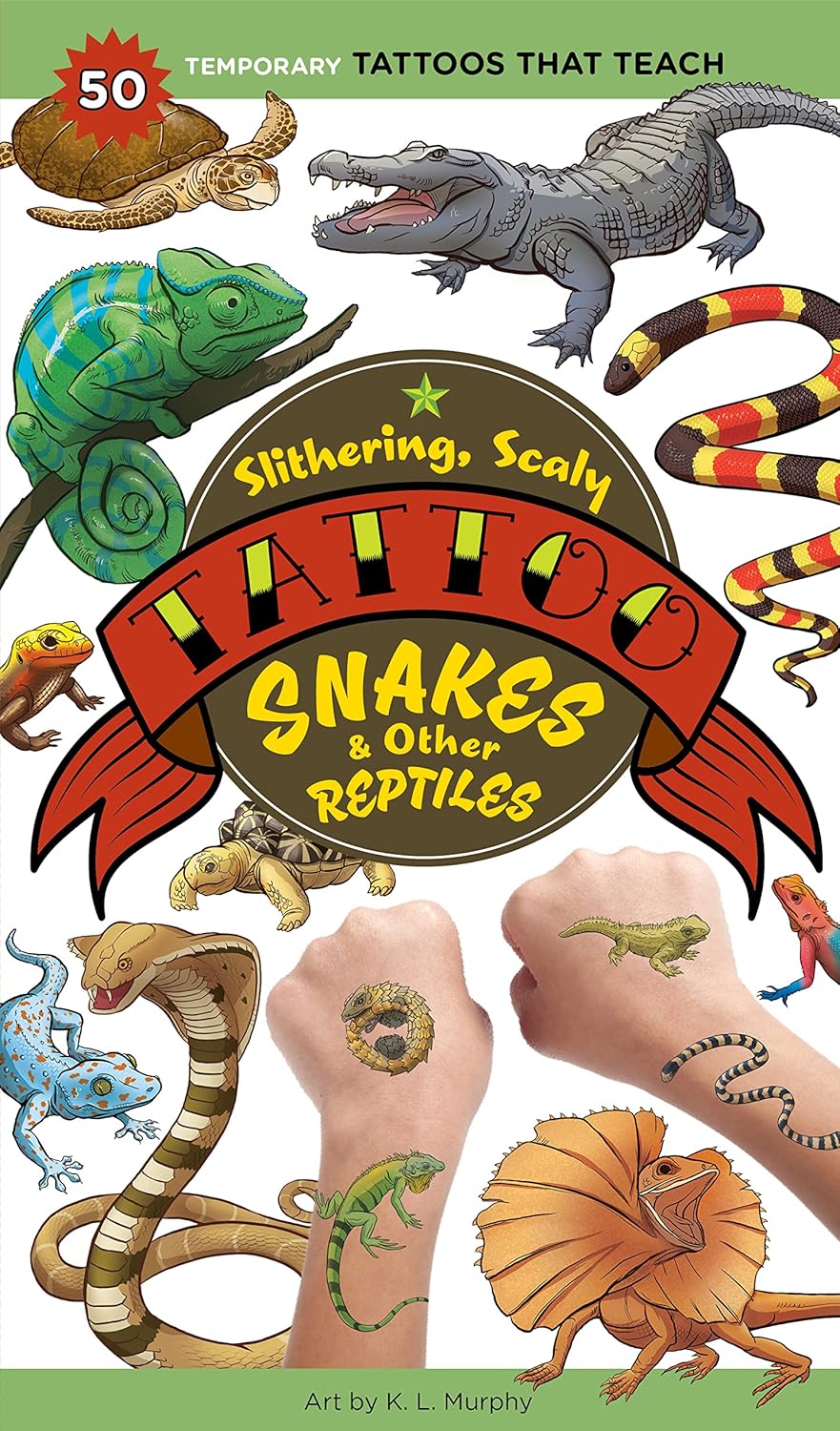 Slithering, Scaly Tattoo Snakes & Other Reptiles