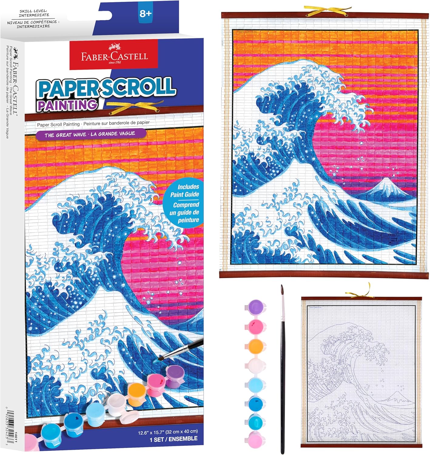 Paper Scroll Painting The Great Wave