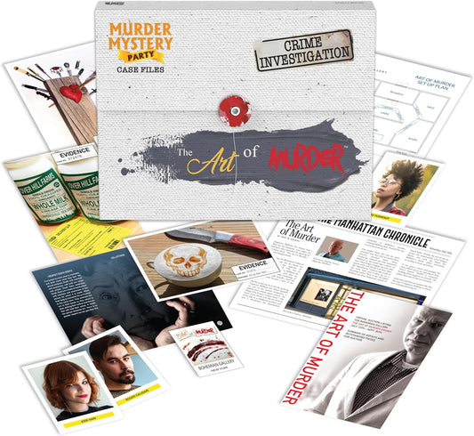 Murder Mystery Party-Case Files - The Art of Murder