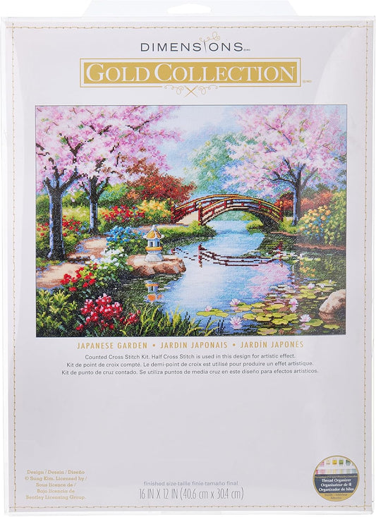 Japanese Garden Counted Cross Stitch Kit