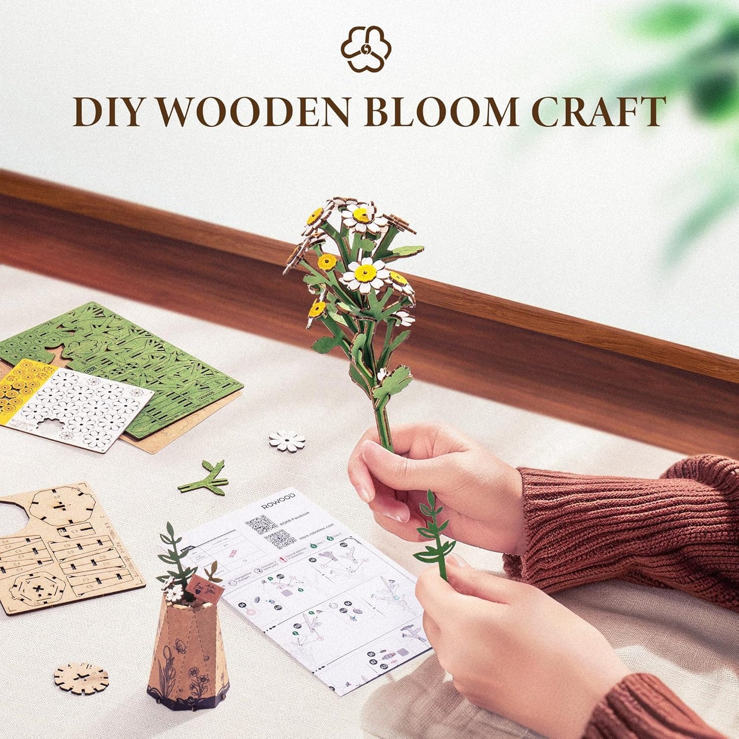 Wooden Bloom Craft Chamomile