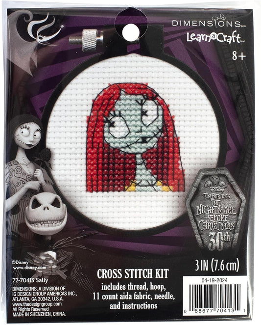 Nightmare Before Christmas: Sally Cross Stitch Kit 3"
