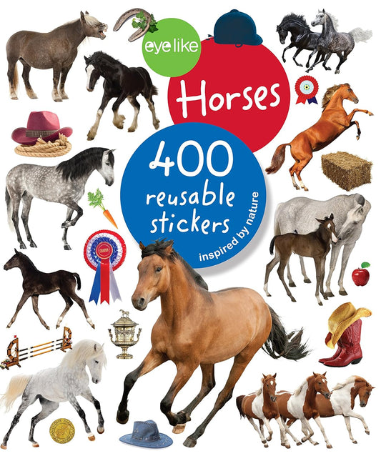 Eyelike Horses Reusable Sticker Book