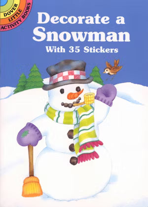 Snowman Sticker Activity Book