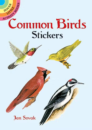 Realistic Common Bird Stickers