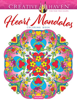 Heart Mandalas Coloring Book