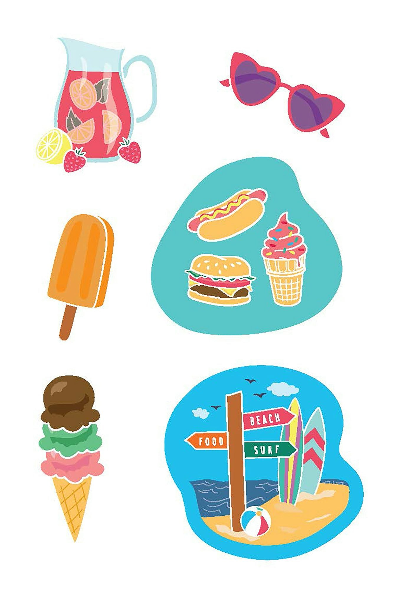 Hello Summer! Stickers