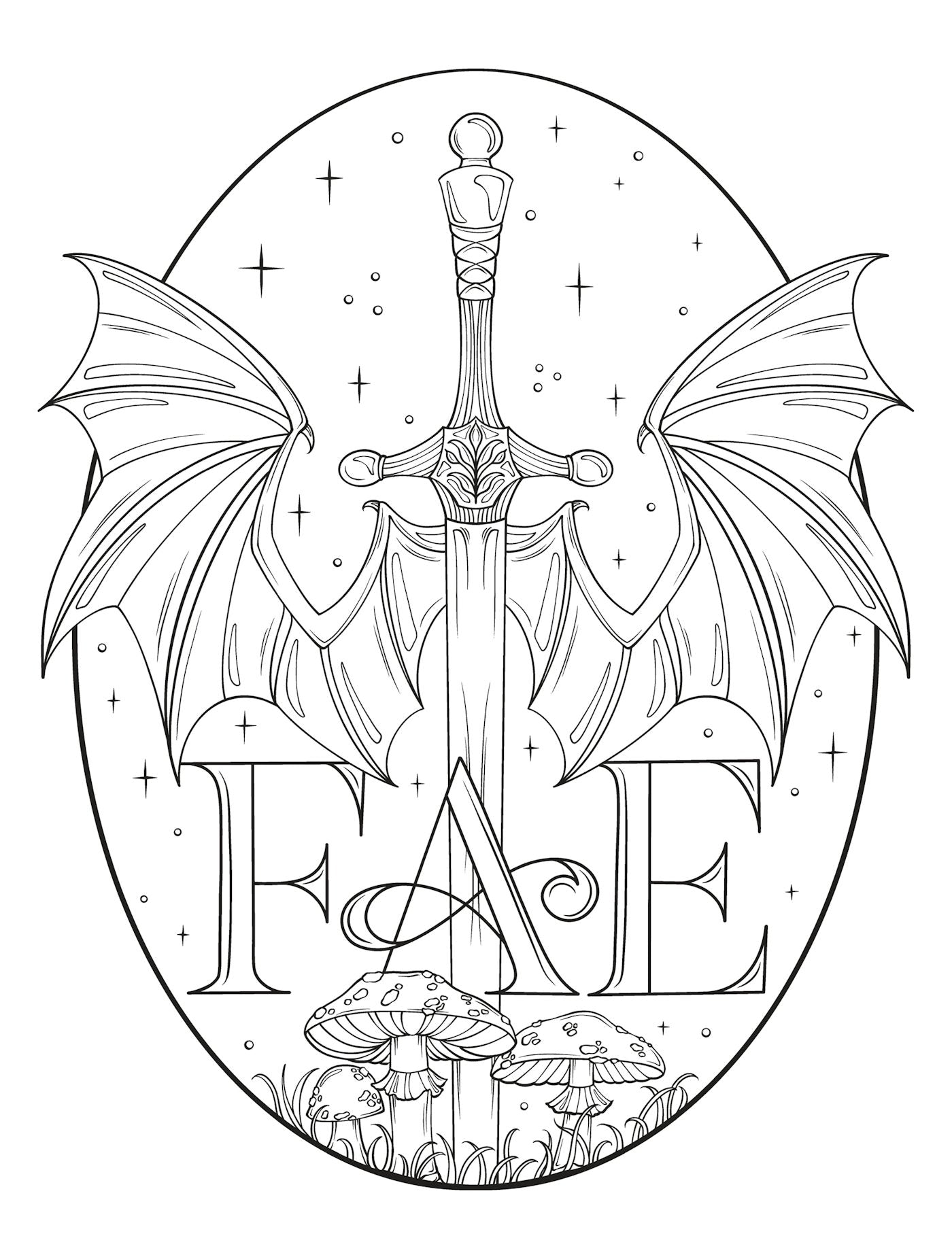 Romantasy A Coloring Book