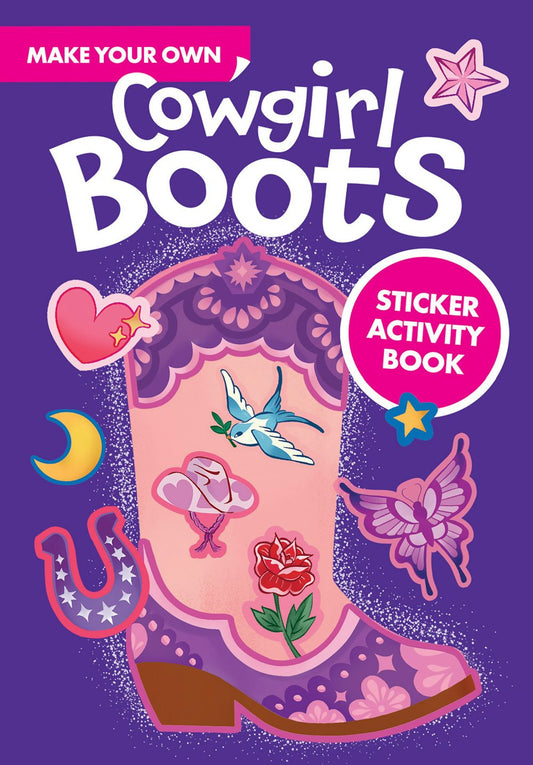 Cowgirl Boots Sticker Activity Book