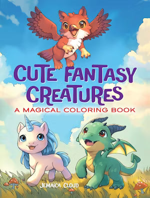 Cute Fantasy Creatures Magical Coloring Book