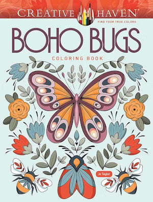 Boho Bugs Coloring Book
