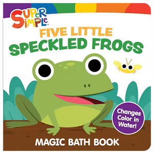 Five Little Speckled Frogs Magic Bath Book