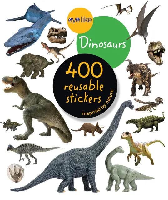 Eyelike Dinosaurs Reusable Sticker Book