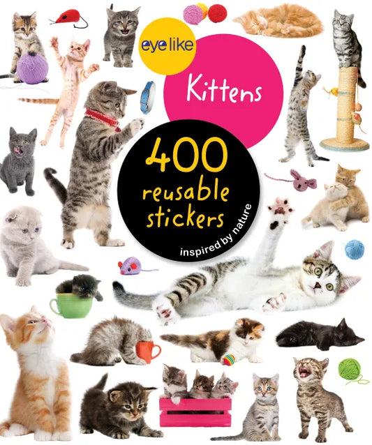 Eye Like Kittens Reusable Sticker Book