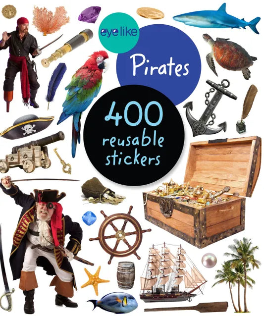 Eyelike Pirates 400 Reusable Stickers