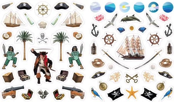 Eyelike Pirates 400 Reusable Stickers