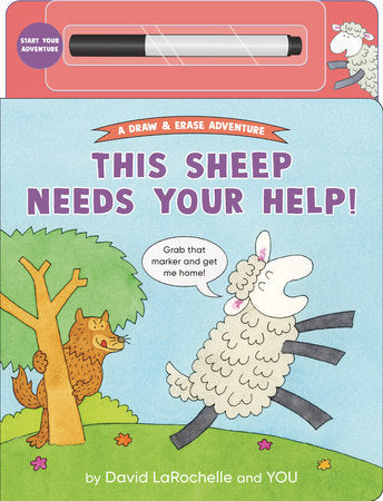 A Draw & Erase Adventure - This Sheep Needs Your Help