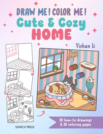 Draw Me! Color Me! Cute & Cozy Home