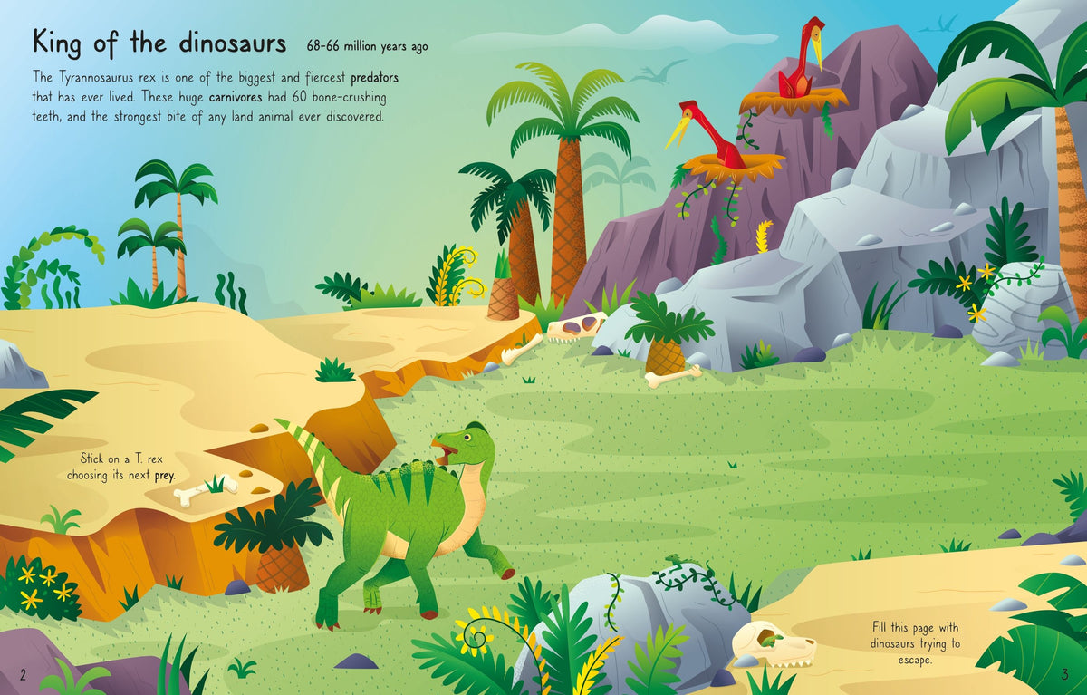 First Sticker Book T. Rex