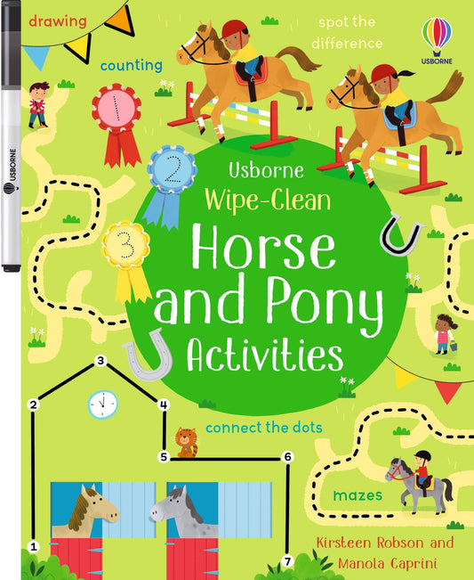 Wipe Clean Horse and Pony Activities