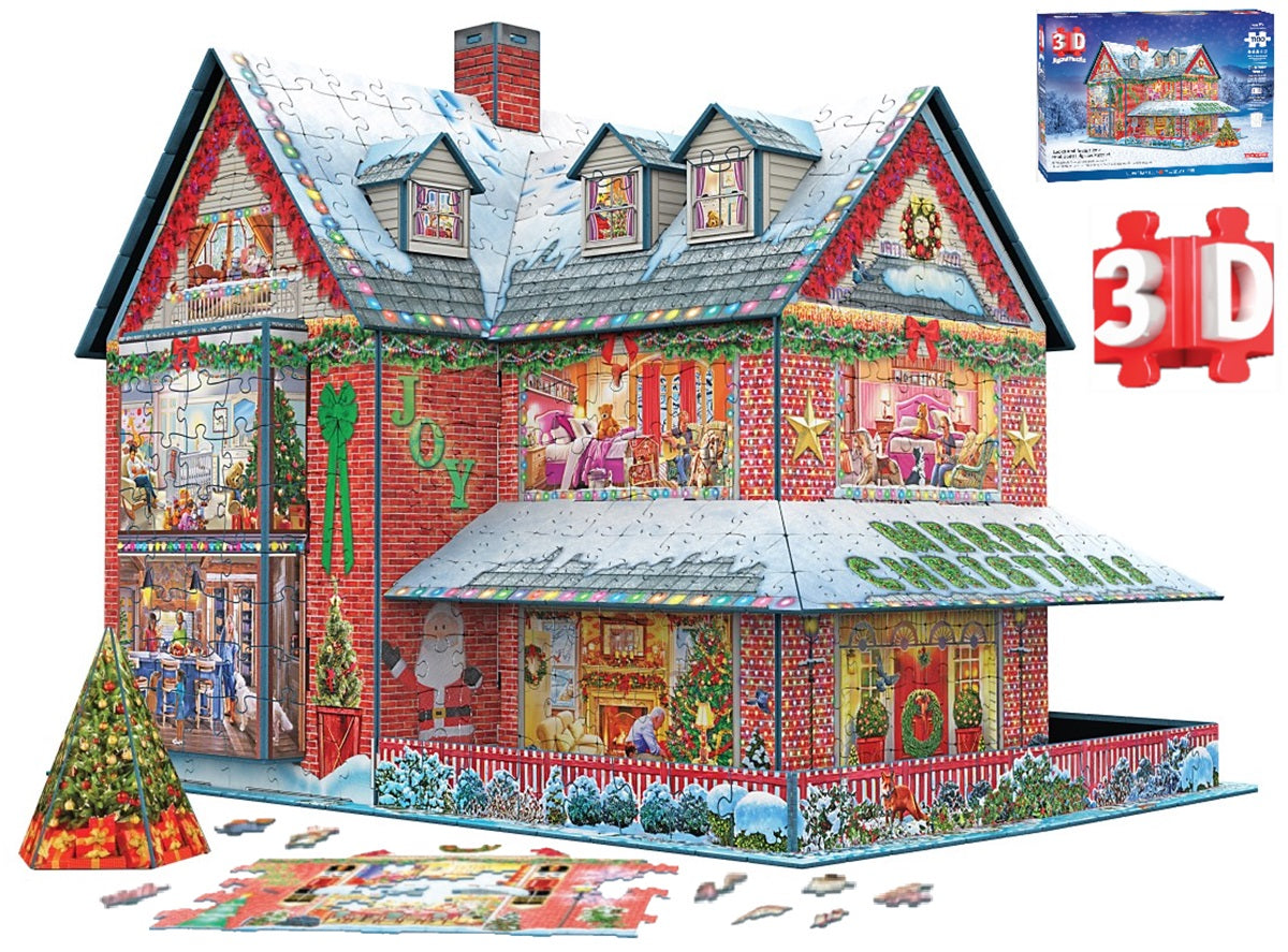 3D Christmas House 1100pc