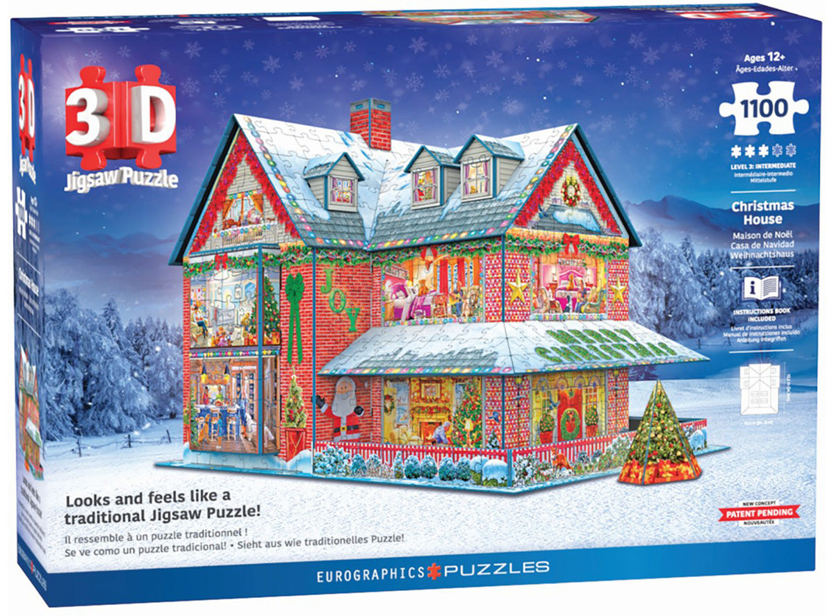 3D Christmas House 1100pc