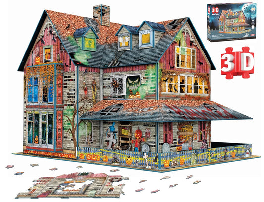 3D Jigsaw Puzzle Haunted House 1100pc