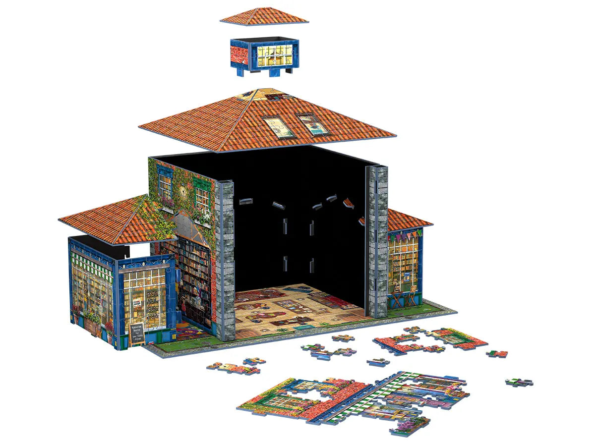 3D Jigsaw Puzzle The Bookshop 1389pc