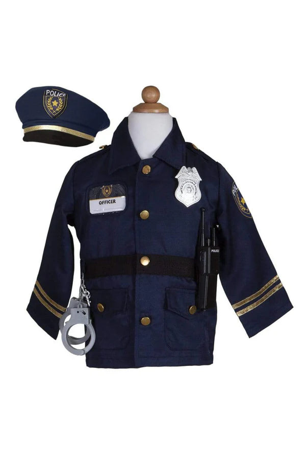 Navy Police Officer Set with Accessories Size 3-4