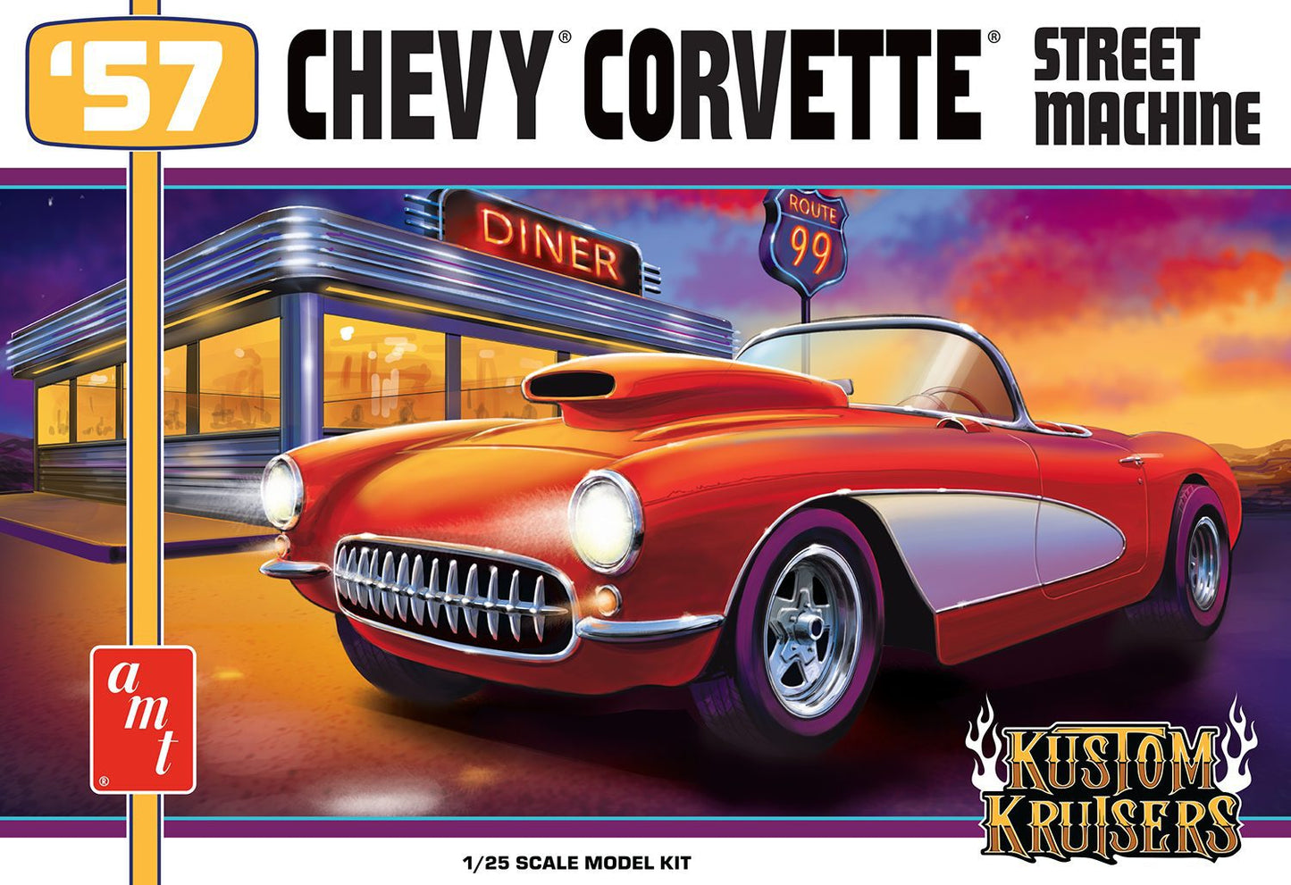 Chevy Corvette Street Machine 1957 1/25
