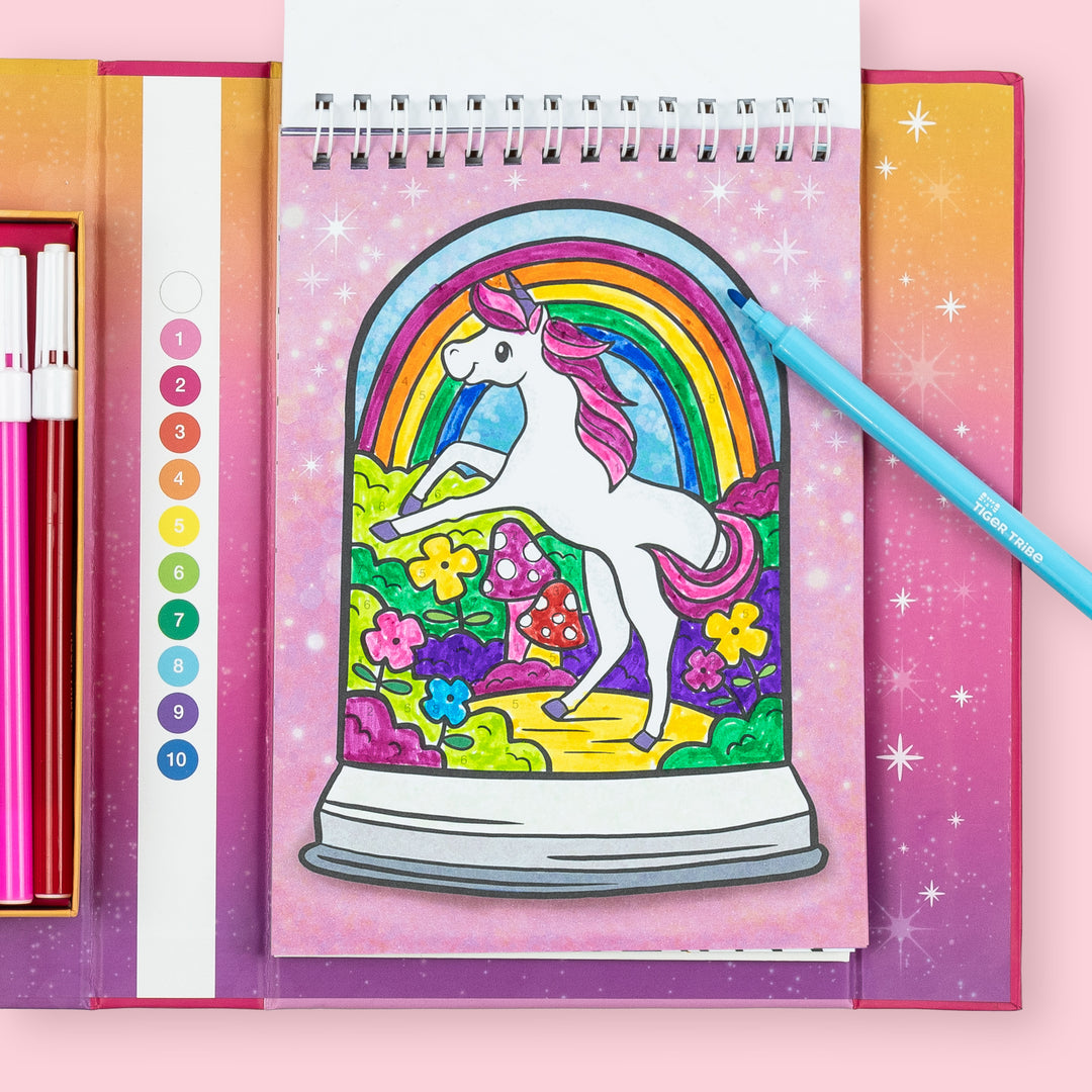 Colour by Numbers Unicorn Dreaming