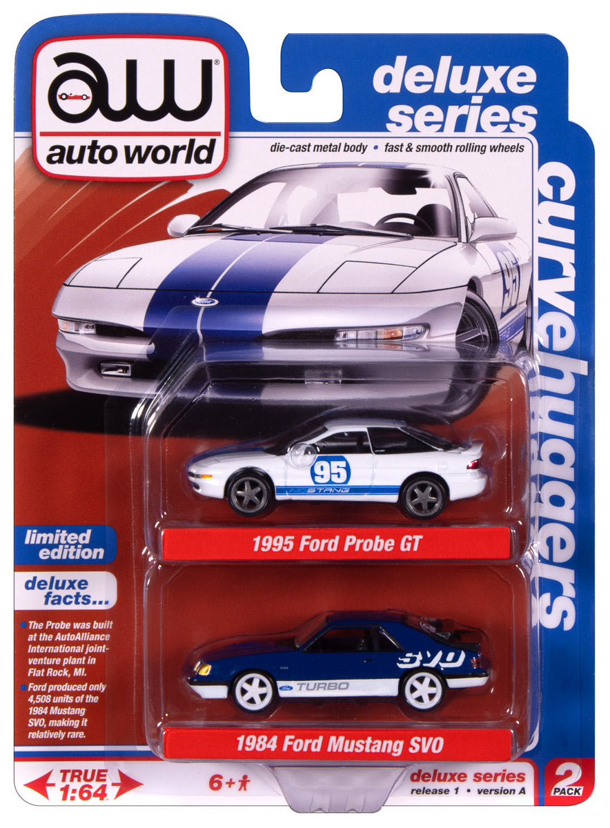 Ford Probe GT 1995 & Ford Mustang SVO 1984 1/64