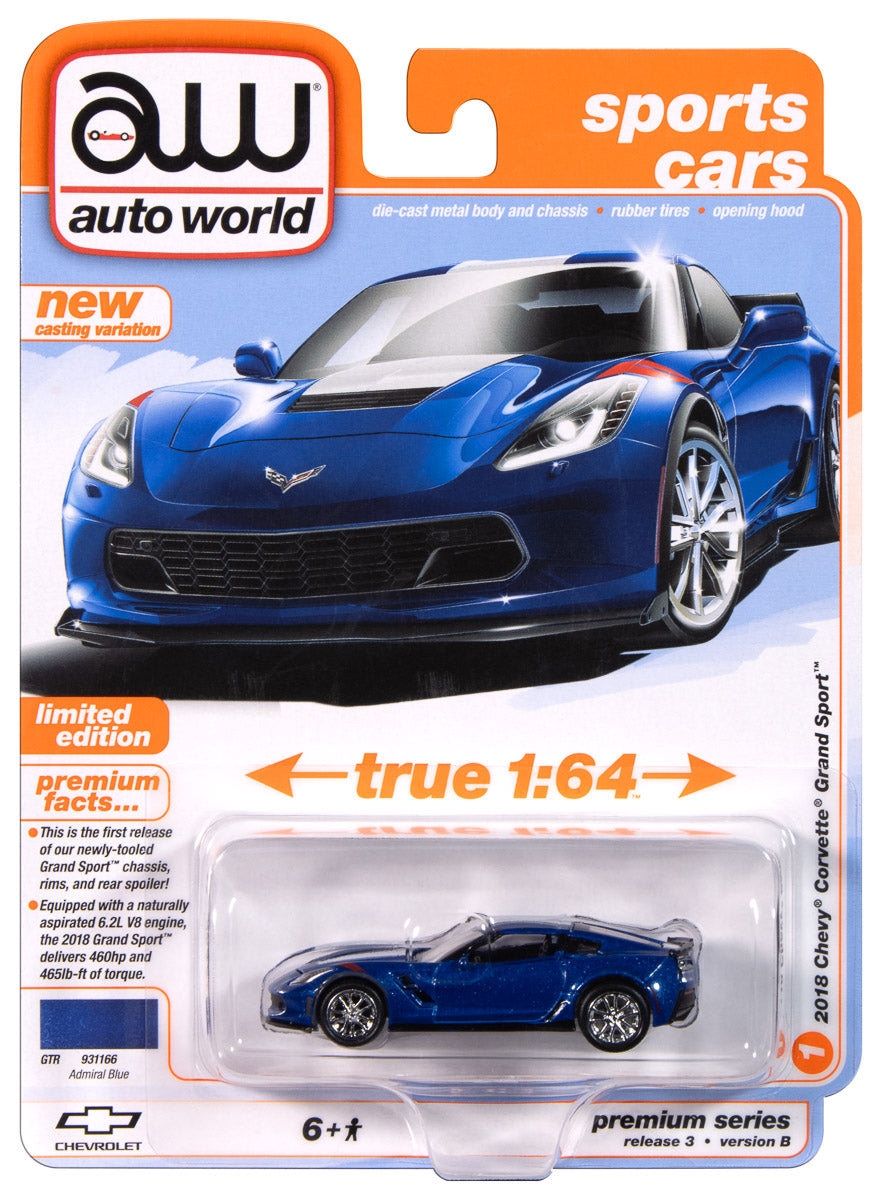 Chevy Corvette Grand Sport 2018 1/64