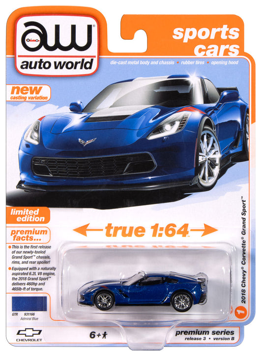 Chevy Corvette Grand Sport 2018 1/64