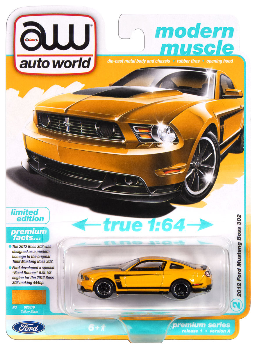 Ford Mustang Boss 302 2012 1/64 - Modern Muscle
