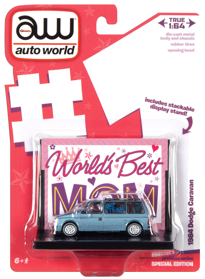 World's Best Mom Dodge Caravan 1984 1/64