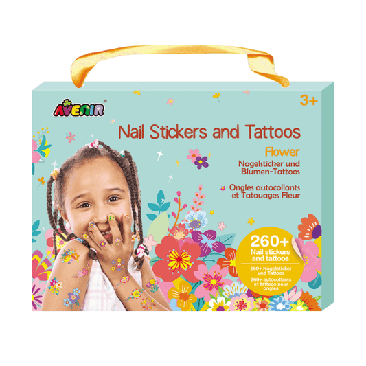 Flower Nail Stickers & Tattoos
