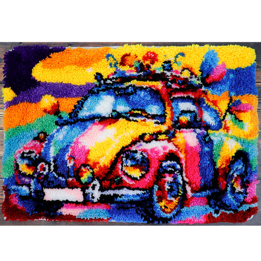 Rug Hooking Kit Beetle 27X20"