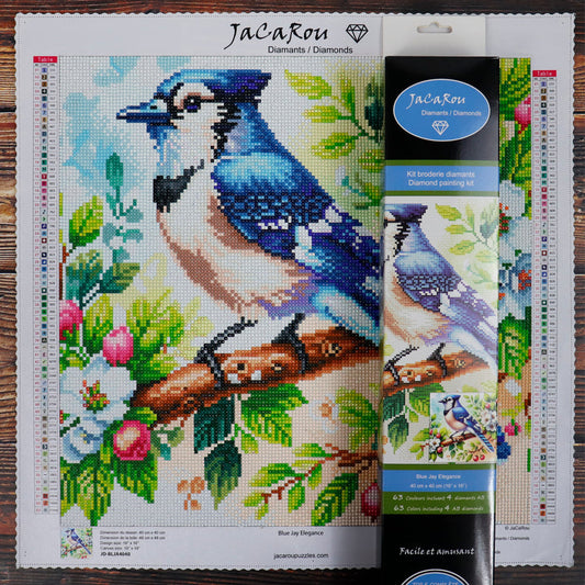 Diamond Blue Jay Elegance 19X19"