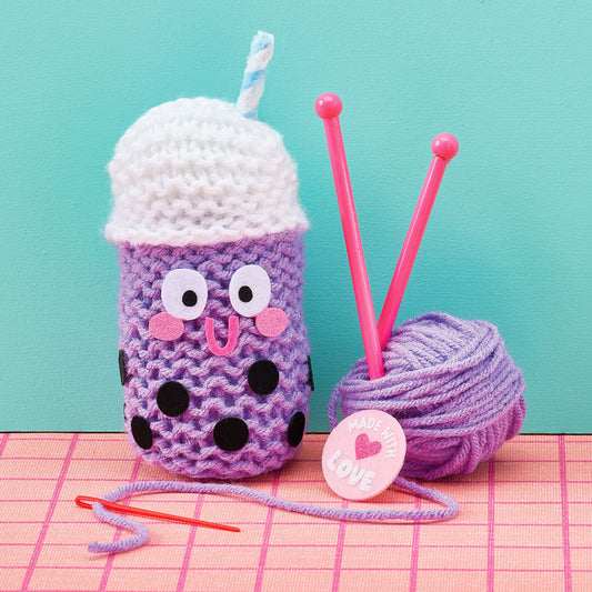 Snack Knit Kit Boba Buddy