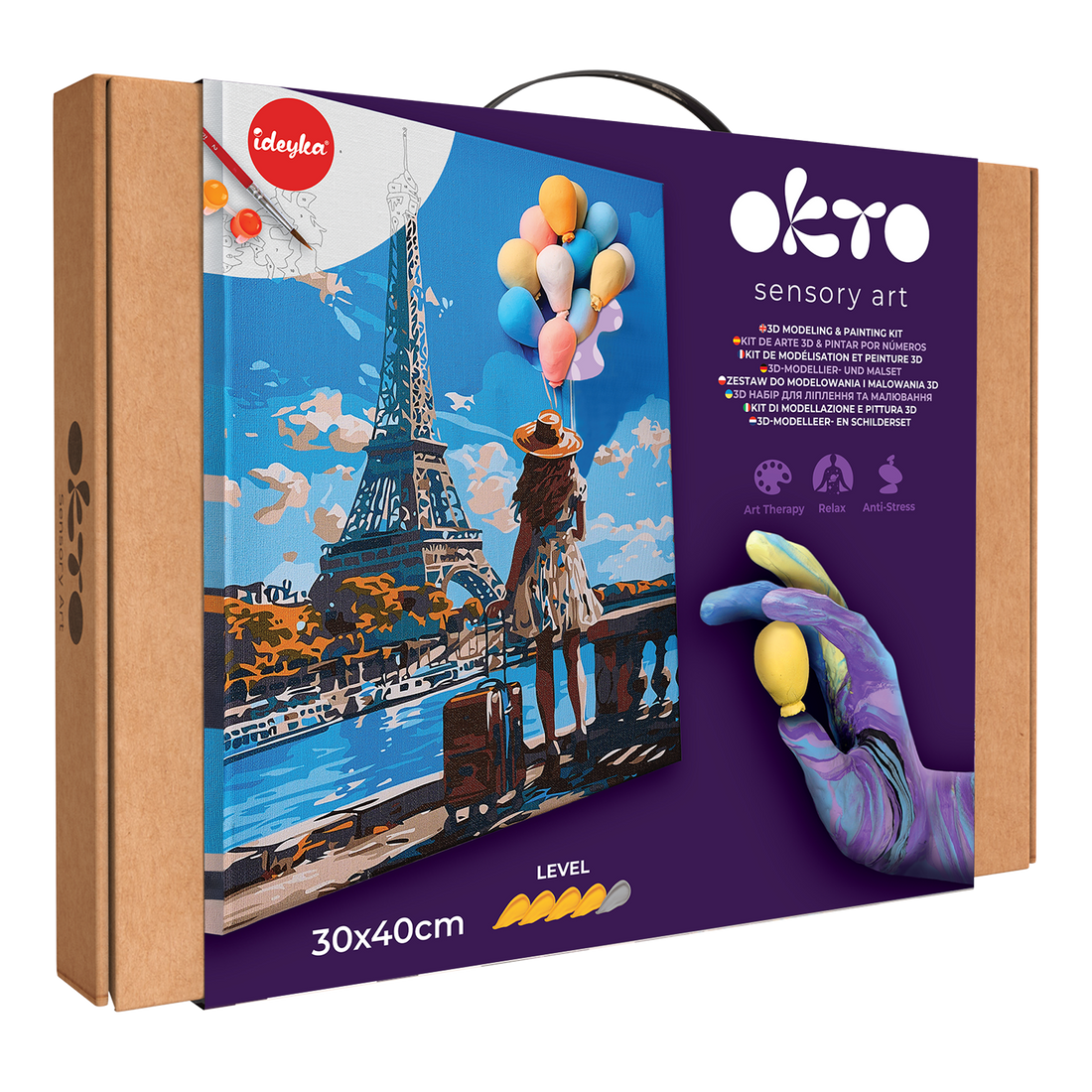 Oktoclay & Painting Kit Greetings From Paris